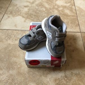 Gray Boys New Balance Tennis Shoes